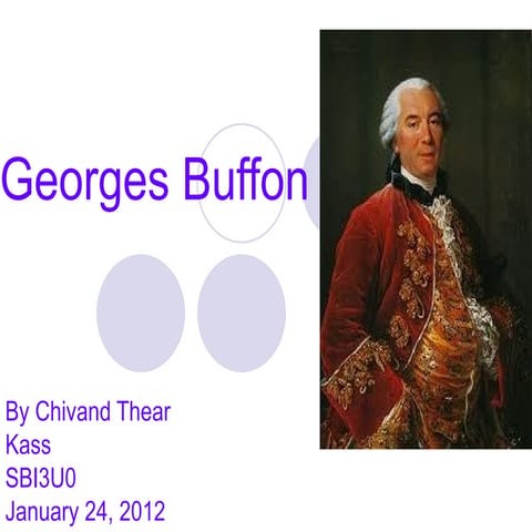 Georges buffon | PPT