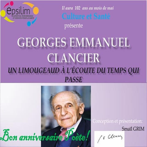Georges Emmanuel Clancier | PDF