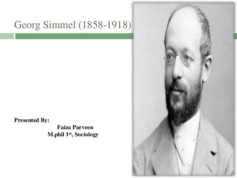 George Simmel