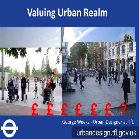 Movement for Liveable London Street Talks - George Weeks 11th December 2012