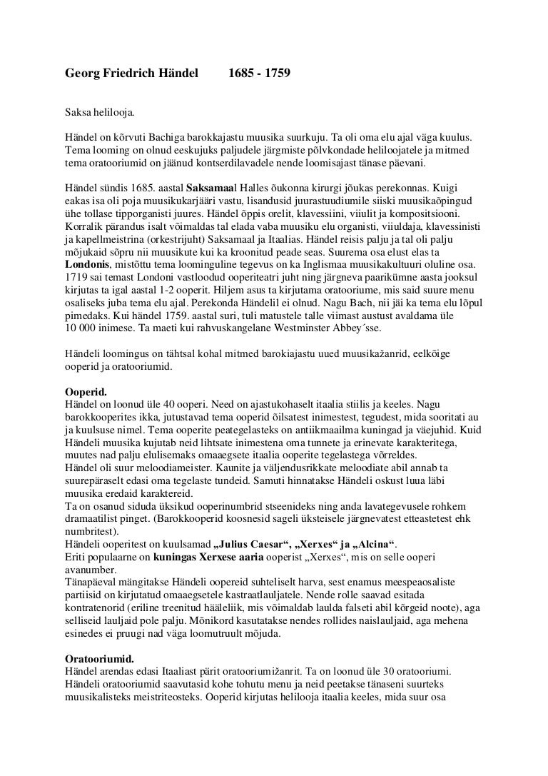 friedrich händel
