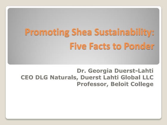 African standards for shea kernel | PDF