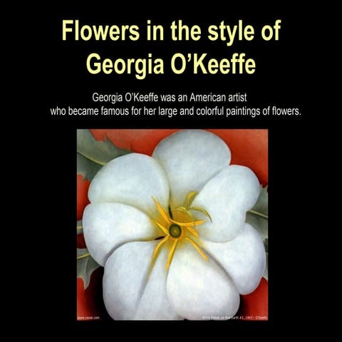 Georgia o keeffe flowers