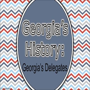 Georgia's Delegates