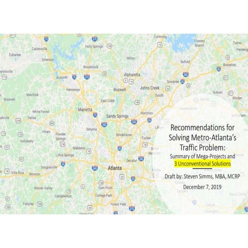 Georgia Traffic Mega Projects December 2019