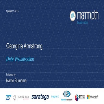 Georgina Armstrong - Data Visualisations. Making Boring Data Exciting and Emp...