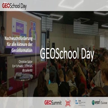 GEOSchool Day - Ein Nachwuchsförderungskonzept für das Geoinformationswesen