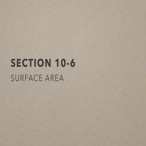 Geometry Section 10-6