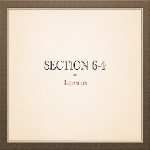 Geometry Section 6-4