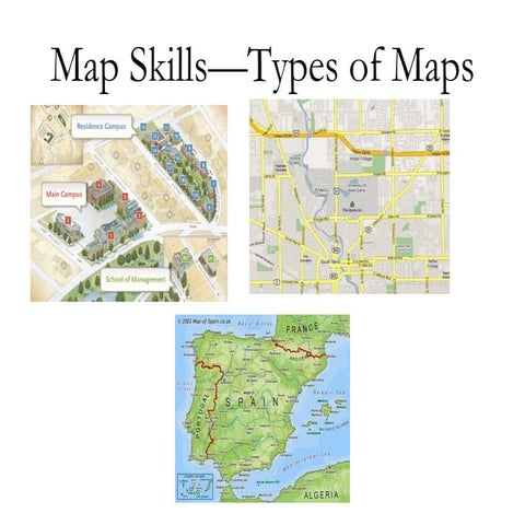 Geo skills 1 -map types