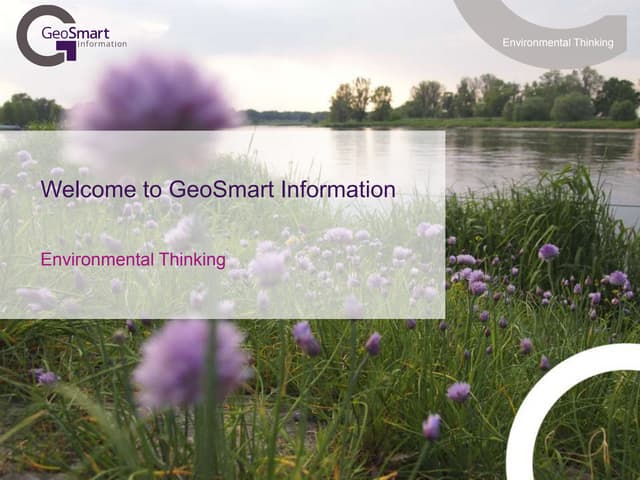 Welcome to GeoSmart Information