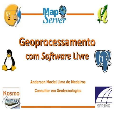 Geoprocessamento com Software Livre