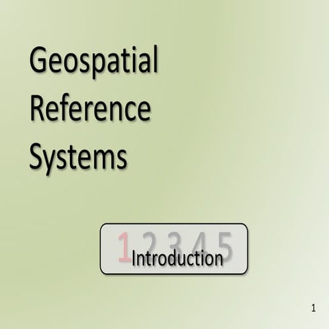 Geospatial reference-systems