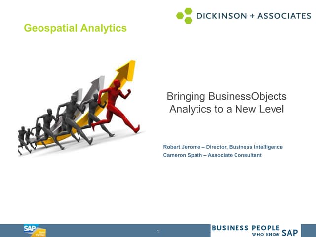 Geospatial Analytics