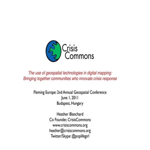 2nd Annual Geospatial Conference