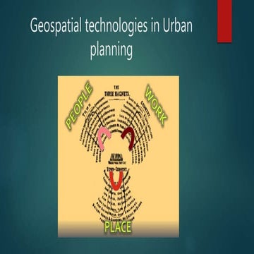Geospatial technologies in urban planning 