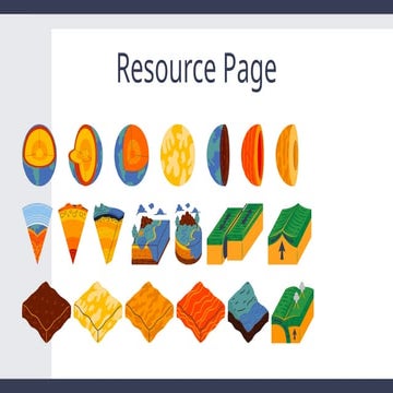 Geosphere Featuring Earth's Layers and Tectonic Plates Science Presentation i...