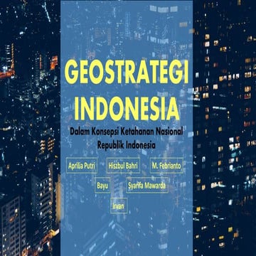 Geostrategi indonesia