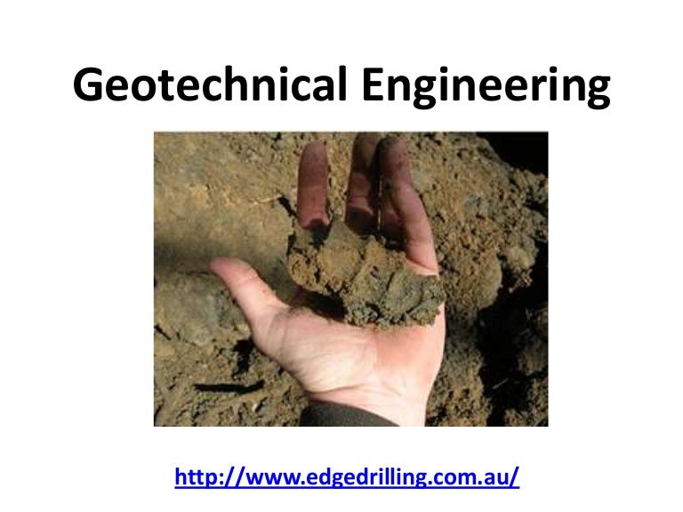 Geotechnical engineering