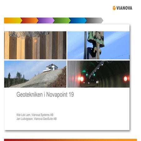 Geotekniken i novapoint 19 | PDF