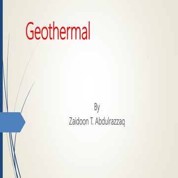 Geothermal