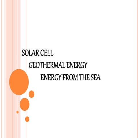 sources of energy