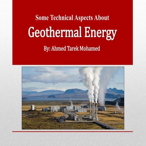 Geothermal energy