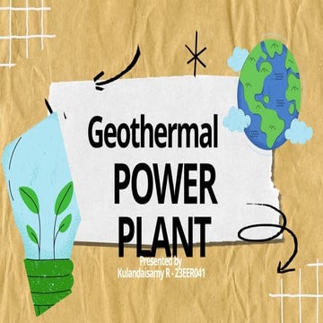 geothermal energy.pptx for grade 9 students | PPTX