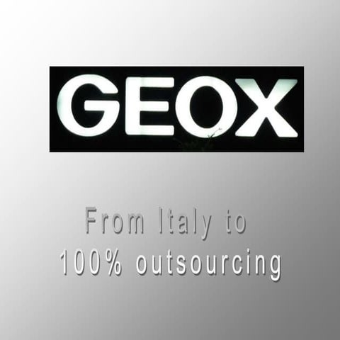 Geox - bric countries analysis