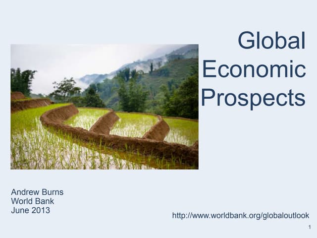 Global Economic Prospects - June 2013