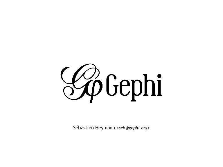 Gephi short introduction