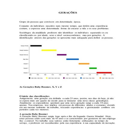 Geracoes | DOCX