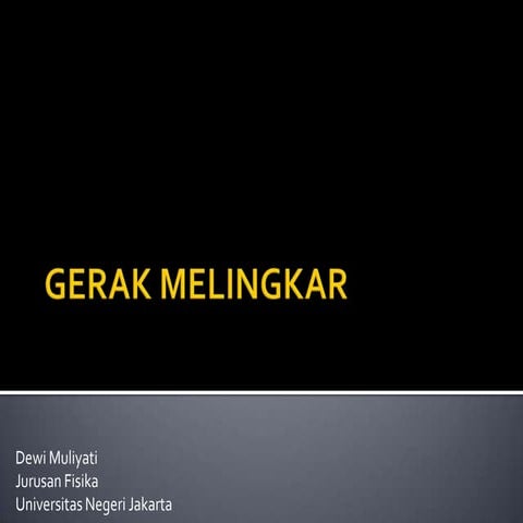 Gerak Melingkar