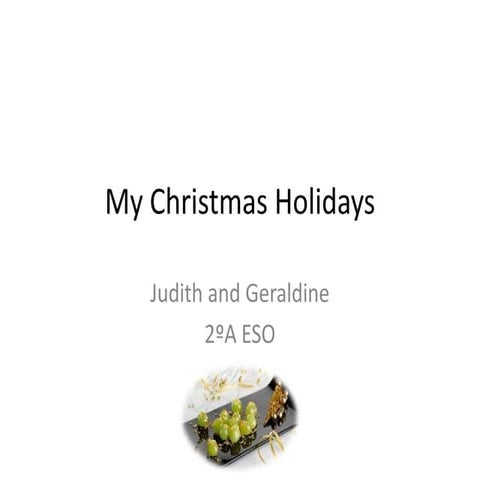 Geraldine and Judit Christmas Holidays