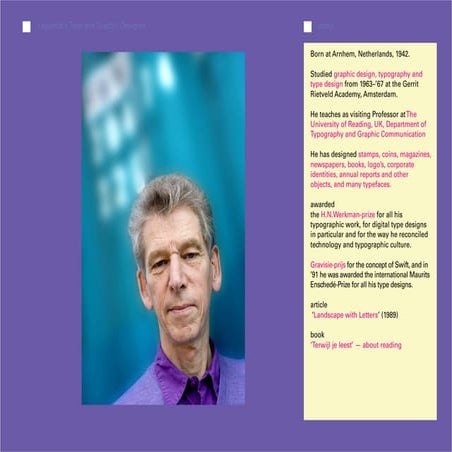 Typography : Gerard Unger