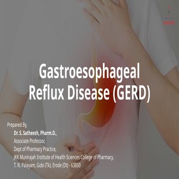 Gastroesophageal Reflux Disease (GERD) – Pathophysiology, Diagnosis and Clini...