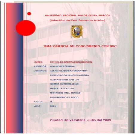 Gerencia De Conocimiento