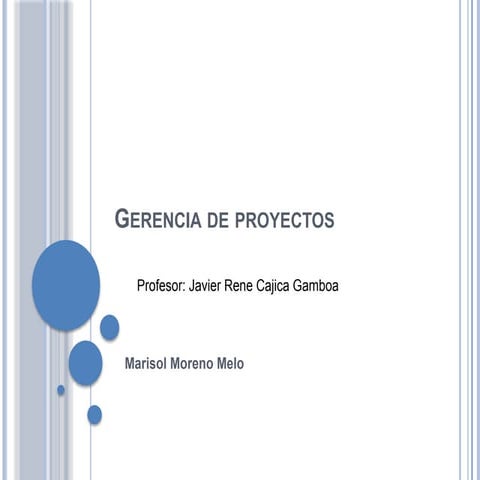 Fases de gestion de proyectos | PPT