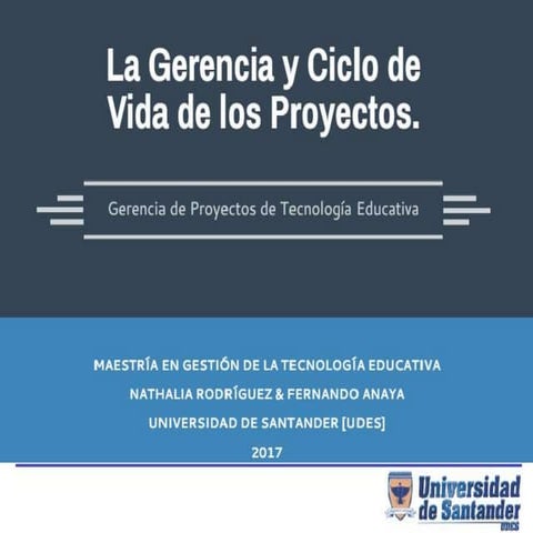 Gerencia de proyectos 