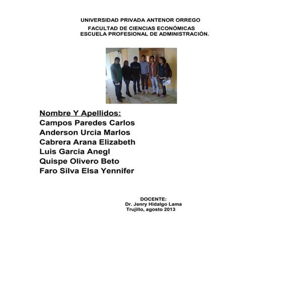 Gerencia de riesgos resumen