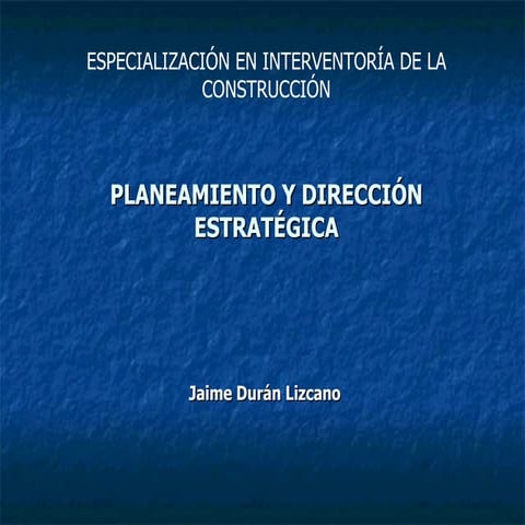 Gerencia estratégica