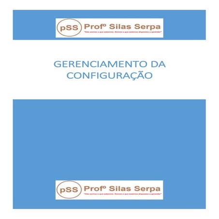 Gerenciamento da configuração