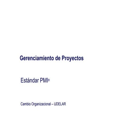 Gerenciamiento de proyectos