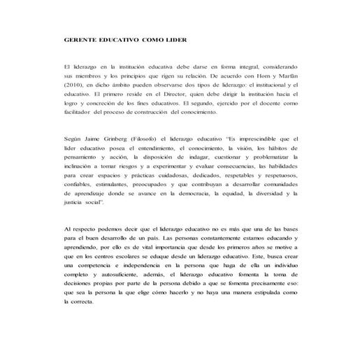 EL DOCENTE COMO LIDER EN EL AULA | PPTX