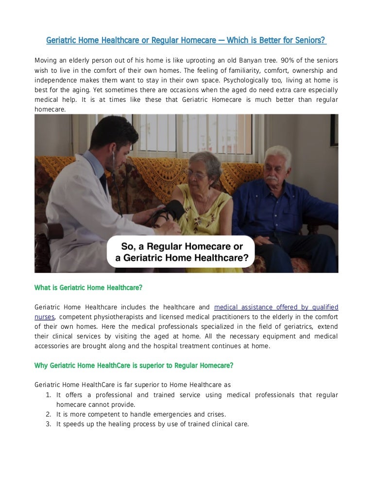 Home Care Assistance Equipment