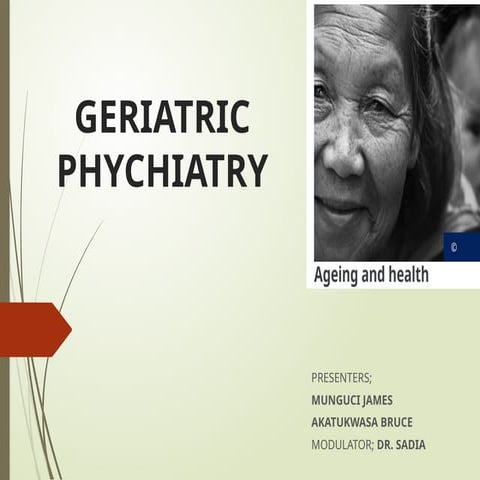 Elderly Mental Health | PPT