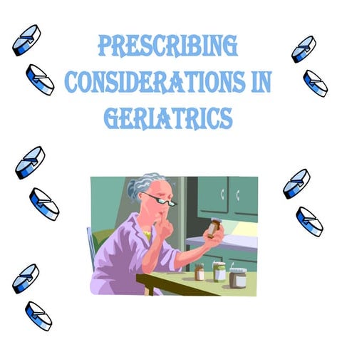 GERIATRICs - Pharm-D V year Pharmacoeconomics and Pharmacoepidemiology