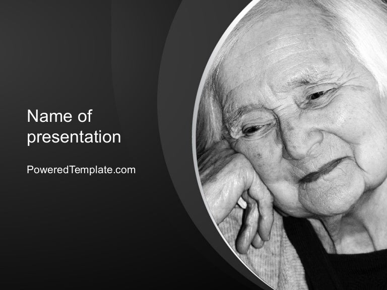 geriatric-woman-powerpoint-template-by-poweredtemplate