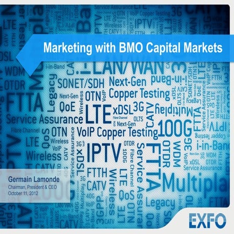 Marketing with BMO Capital Markets-Oct2012