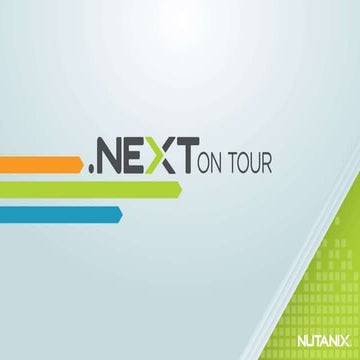 German .NEXT on Tour Keynote and Technical Slidedeck